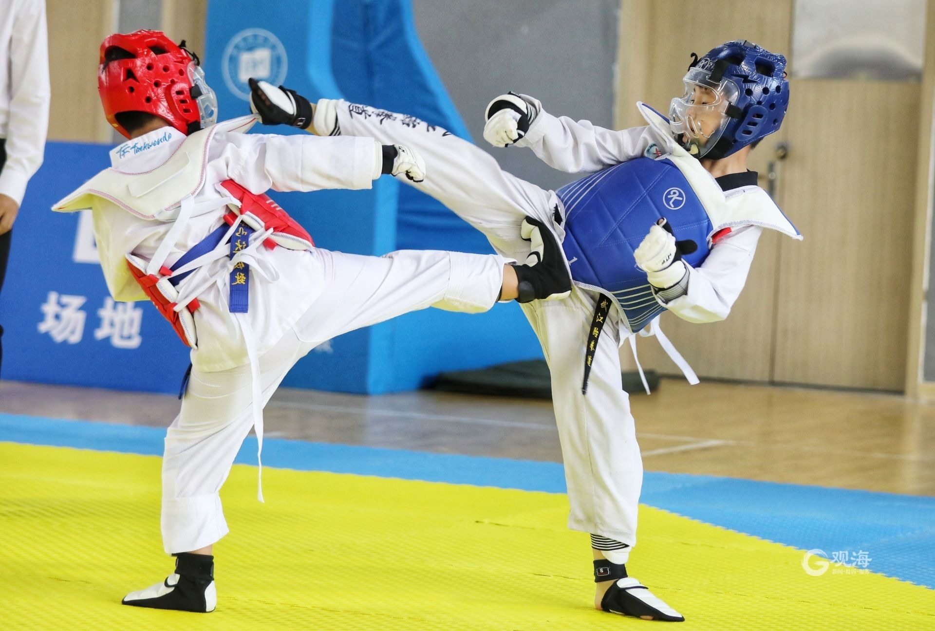 全国跆拳道国手赛，展现武者风采
